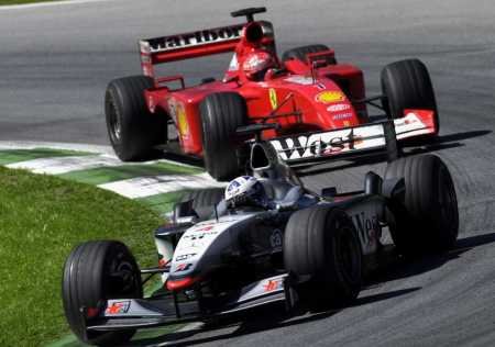 Coulthard leads the Austrian GP