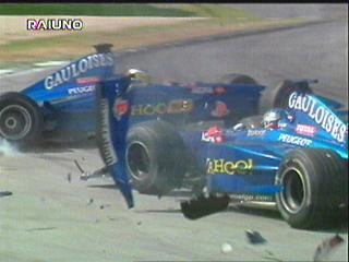 Alesi takes team mate Heidfeld out