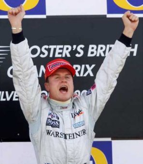 Coulthard is the winner of the British GP.