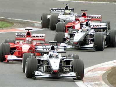McLaren and ferrari hold the first foyr positions.