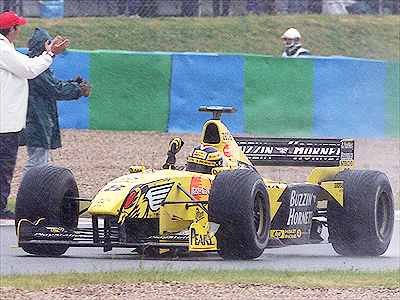 Frentzen is the winner of the French GP.