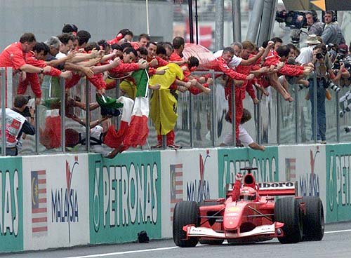 M. Schumacher is the winner of the Malaysian GP.