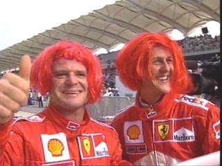 ...and M. Schumacher and Barrichello join in.
