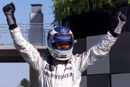 Heäkkinen won the US GP, his penultimate Formula 1 GP before taking a break from the sport