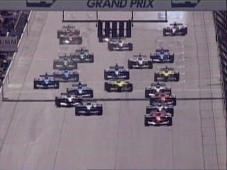 The start. M. Schumacher gets away in the lead