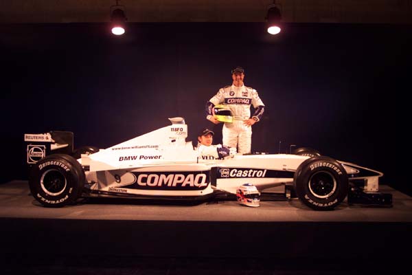 FW22 with drivers - side view