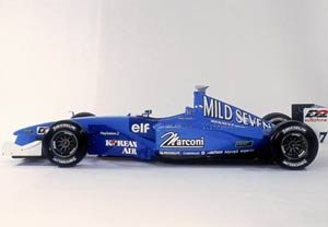 Benetton B201 - Side view