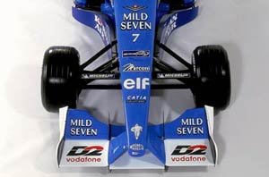 Benetton B201 - Detail of nosecone