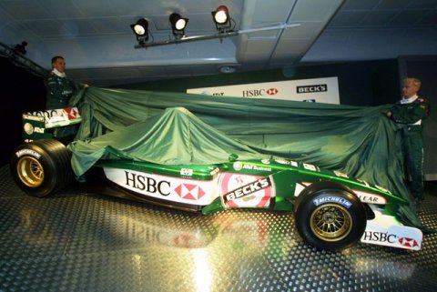 Jaguar R2 being unveiled