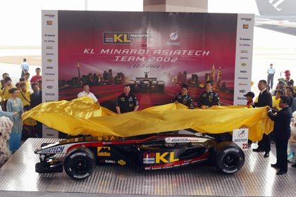 Minardi PS02 - The unveiling