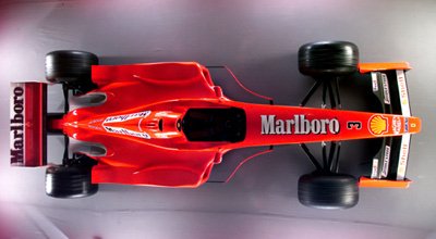 Ferrari F399 top view